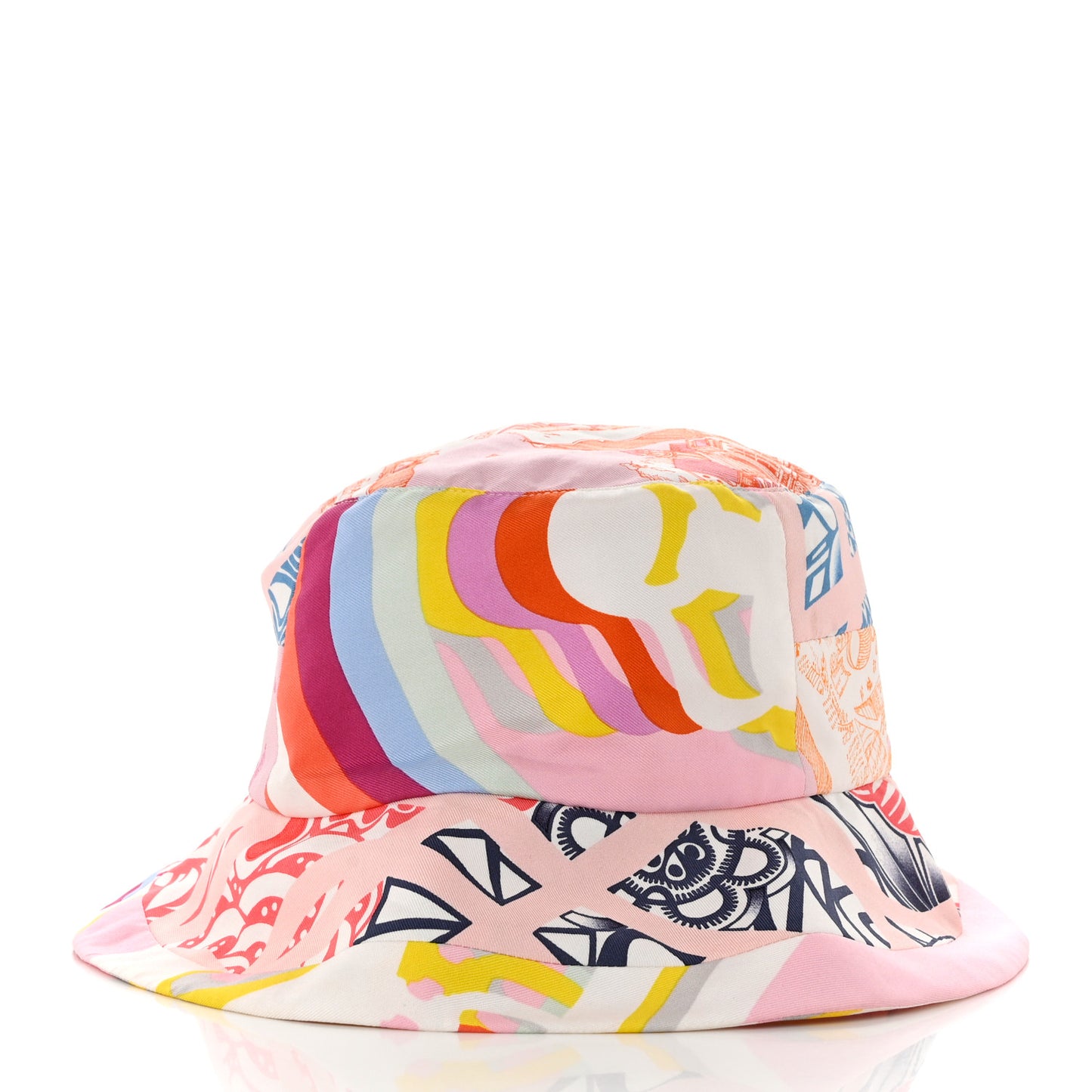 Silk Carla Patchwork Bucket Hat 57