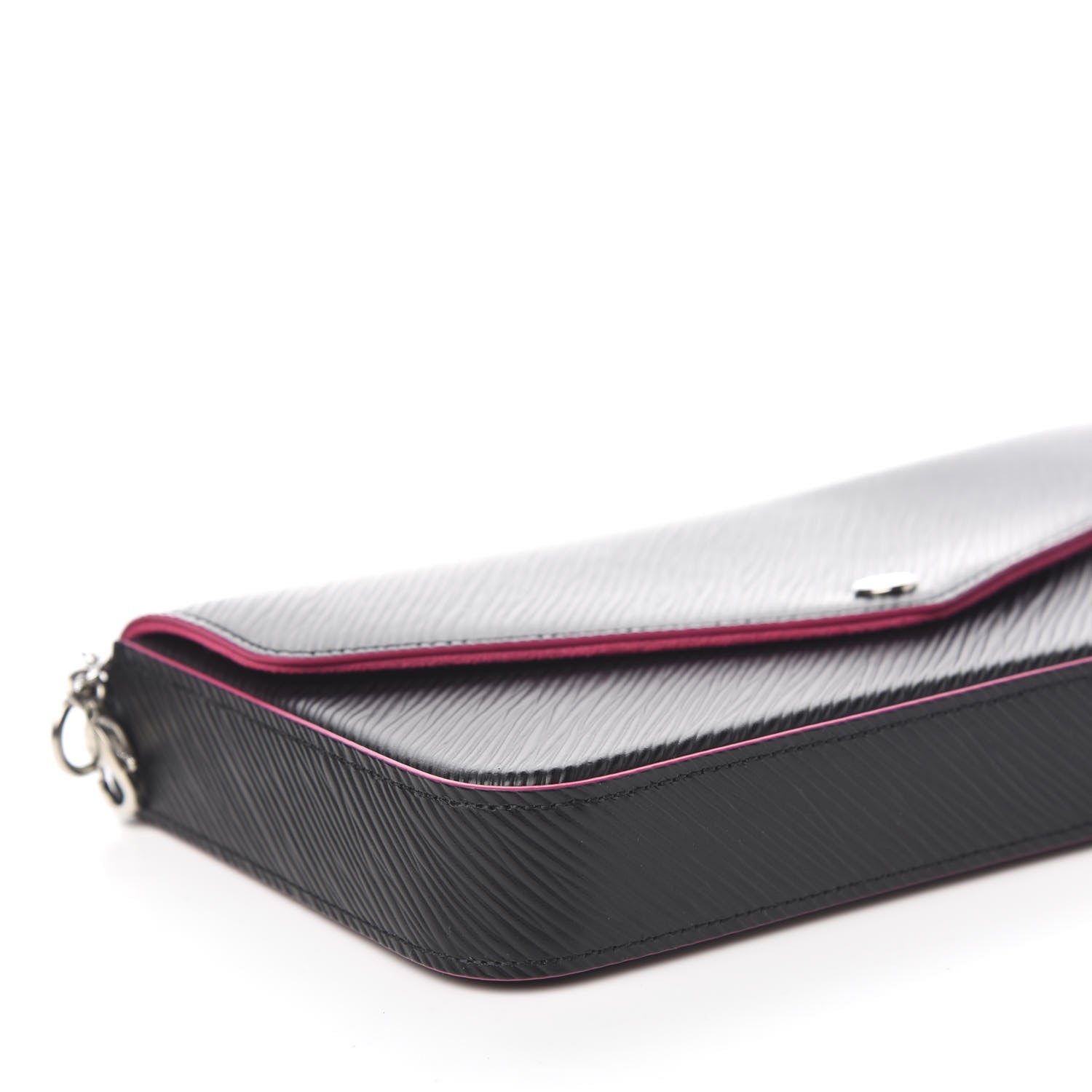 Louis Vuitton Epi Pochette Felicie Black Hot Pink 8 of 10