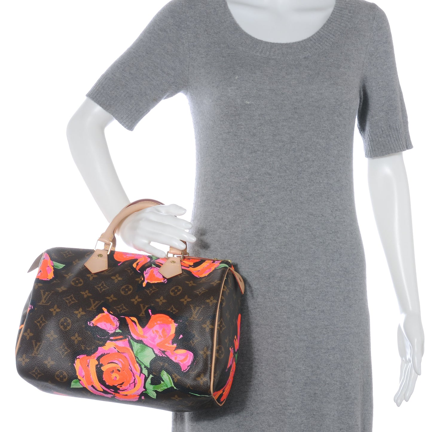Monogram Roses Speedy 30