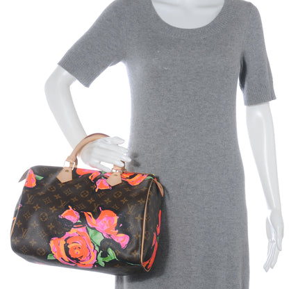 Louis Vuitton Monogram Roses Speedy 30 2 of 7