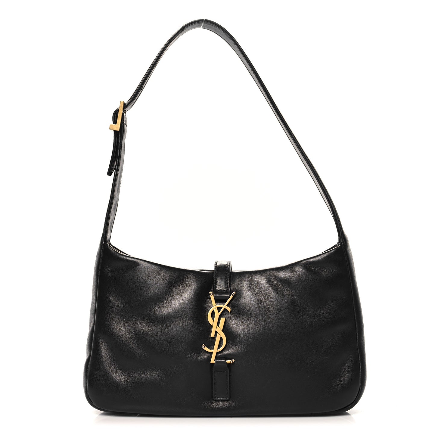 Padded Lambskin Le 5 A 7 Hobo Black