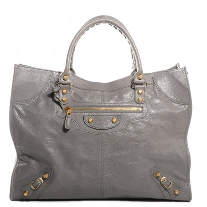 Balenciaga Agneau Giant 12 Gold Hardware Monday Gris Pyrite 1 of 9