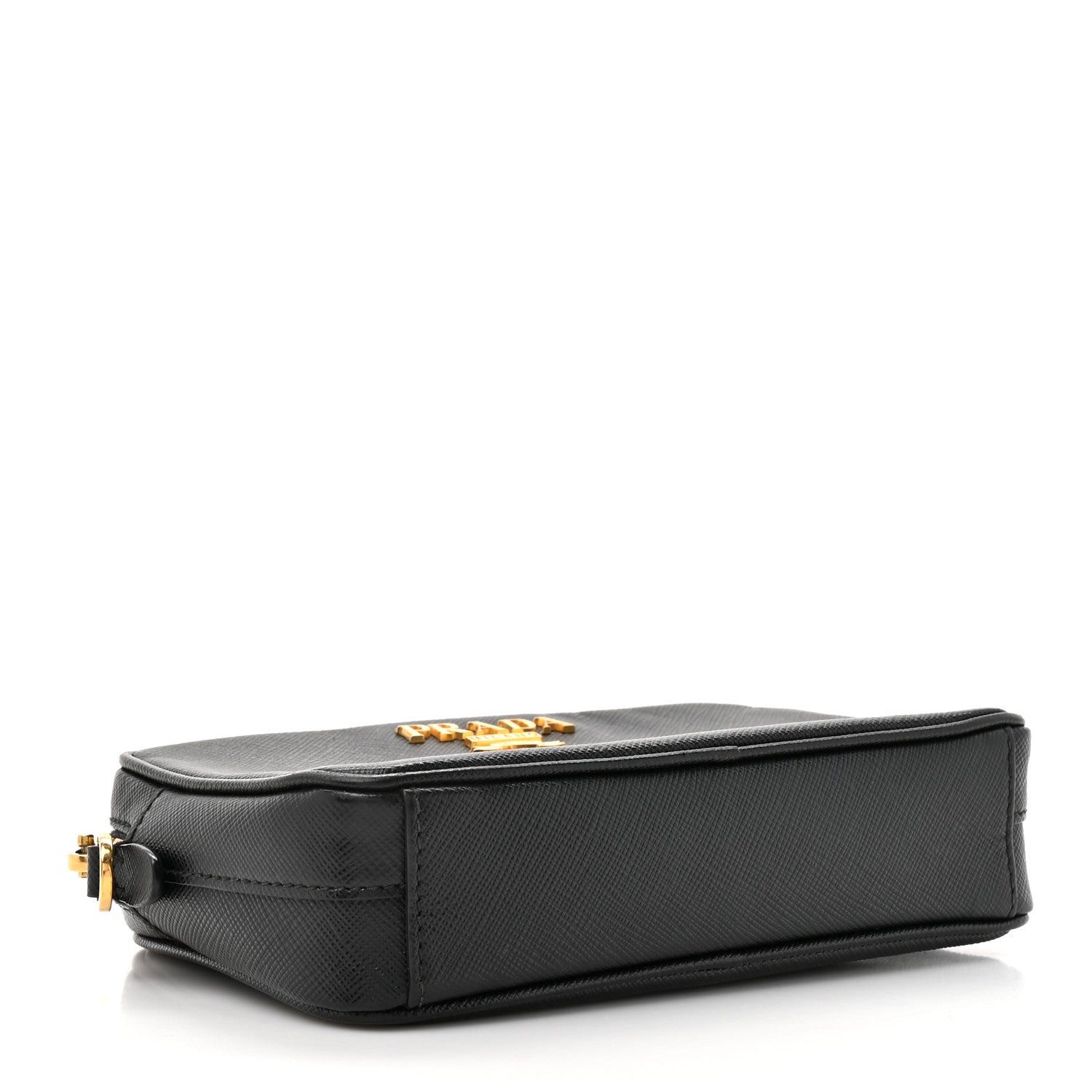 Prada Saffiano Mini Camera Crossbody Bag Black 4 of 13