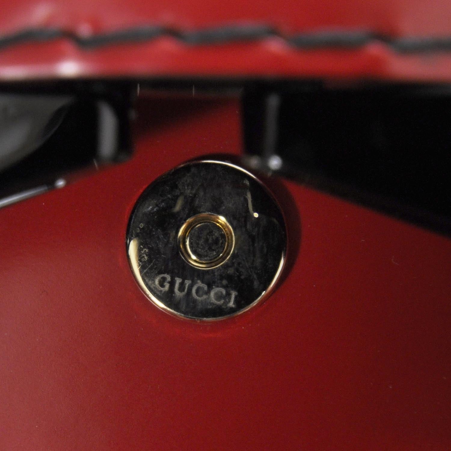 Gucci Dialux Queen Tote Red 8 of 11