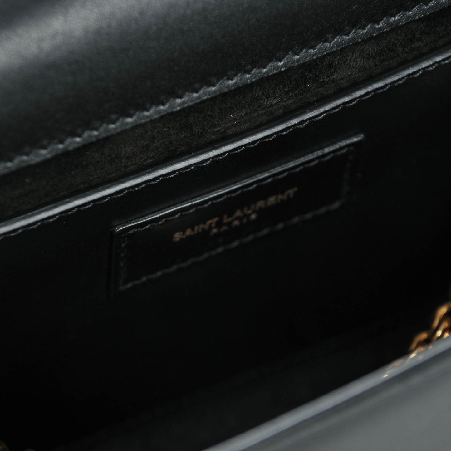 Smooth Calfskin Medium Classic Monogram Kate Tassel Satchel Black