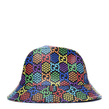 Gucci GG Supreme Monogram Psychedelic Fedora Hat M Multicolor 3 of 7