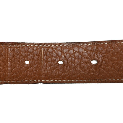 Hermes Box Togo 32mm H Belt 85 34 Black Gold 5 of 8
