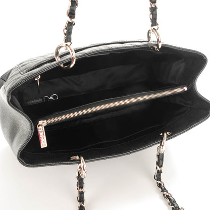 Chanel Caviar Quilted Grand Shopping Tote GST Black 5 of 8