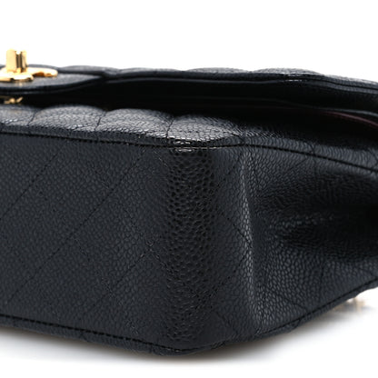 Chanel Caviar Quilted Medium Double Flap Black 10 of 10