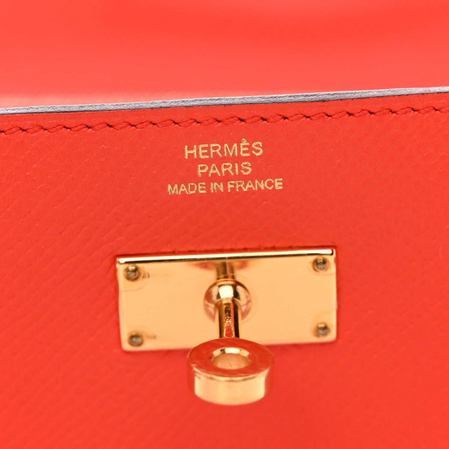 Hermes Epsom Kelly Longue Wallet Orange Poppy 6 of 8