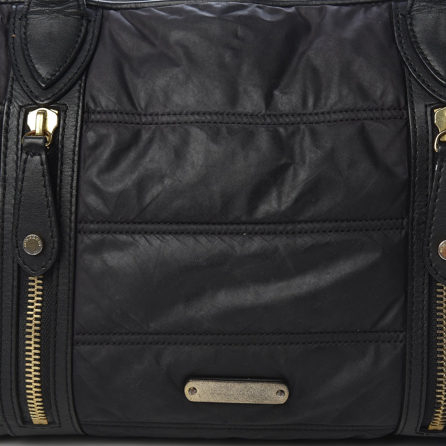 Nylon Large Olympia Diaper Bag Black