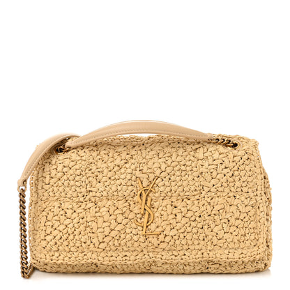 Saint Laurent Raffia Monogram Medium Jamie Natural Avorio 1 of 11