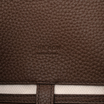 The Row Matte Grained Calfskin Soft Margaux 15 Dark Mocha 6 of 12