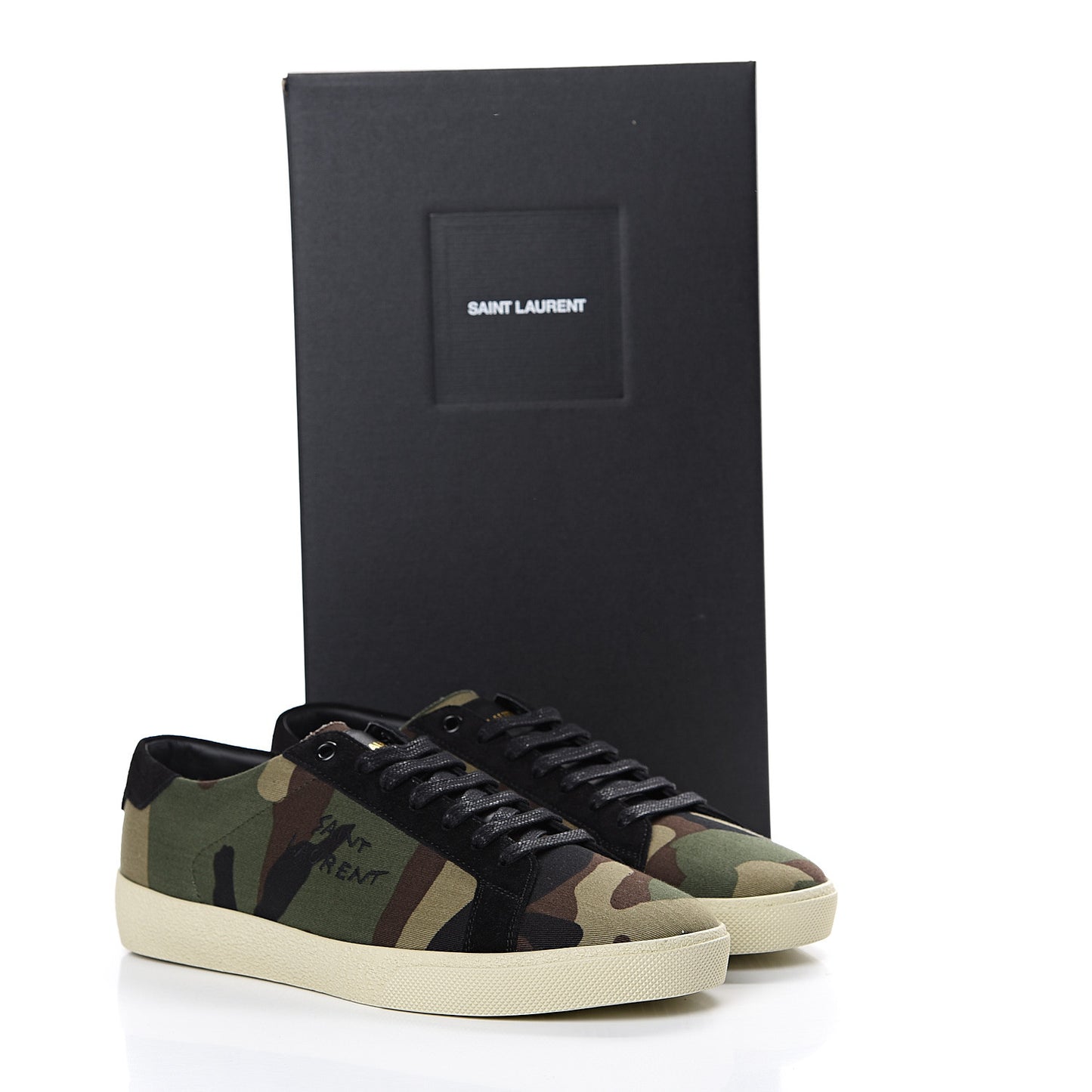 Canvas Camouflage Signa SL/06 Low Top Sneakers 42 Kaki