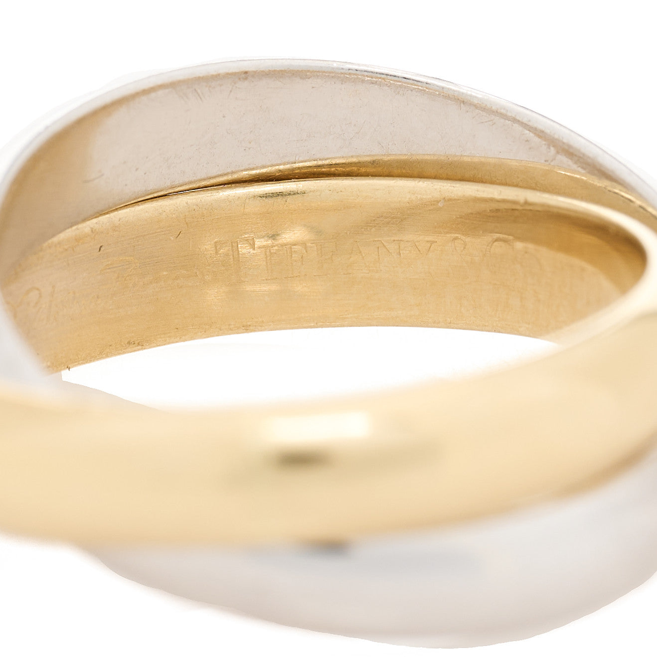 18K Yellow Gold White Gold Paloma's Melody Ring 54 6.75