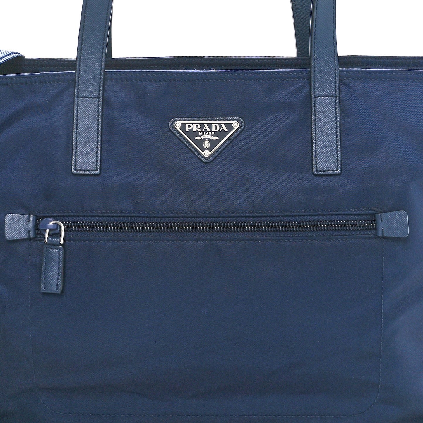 Tessuto Nylon Saffiano Tote Baltico