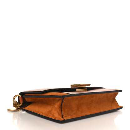 Givenchy Goatskin Suede Small GV3 Shoulder Bag Amber Mastic 4 of 8