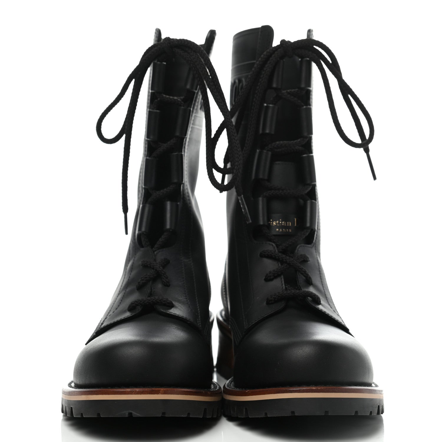 Christian Dior Calfskin Dior Quest 35mm Hiking Boots 38 Black 2 of 8
