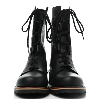 Christian Dior Calfskin Dior Quest 35mm Hiking Boots 38 Black 2 of 8