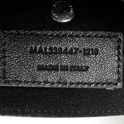 Saint Laurent Lambskin Teddy Drawstring Bag Black 9 of 14