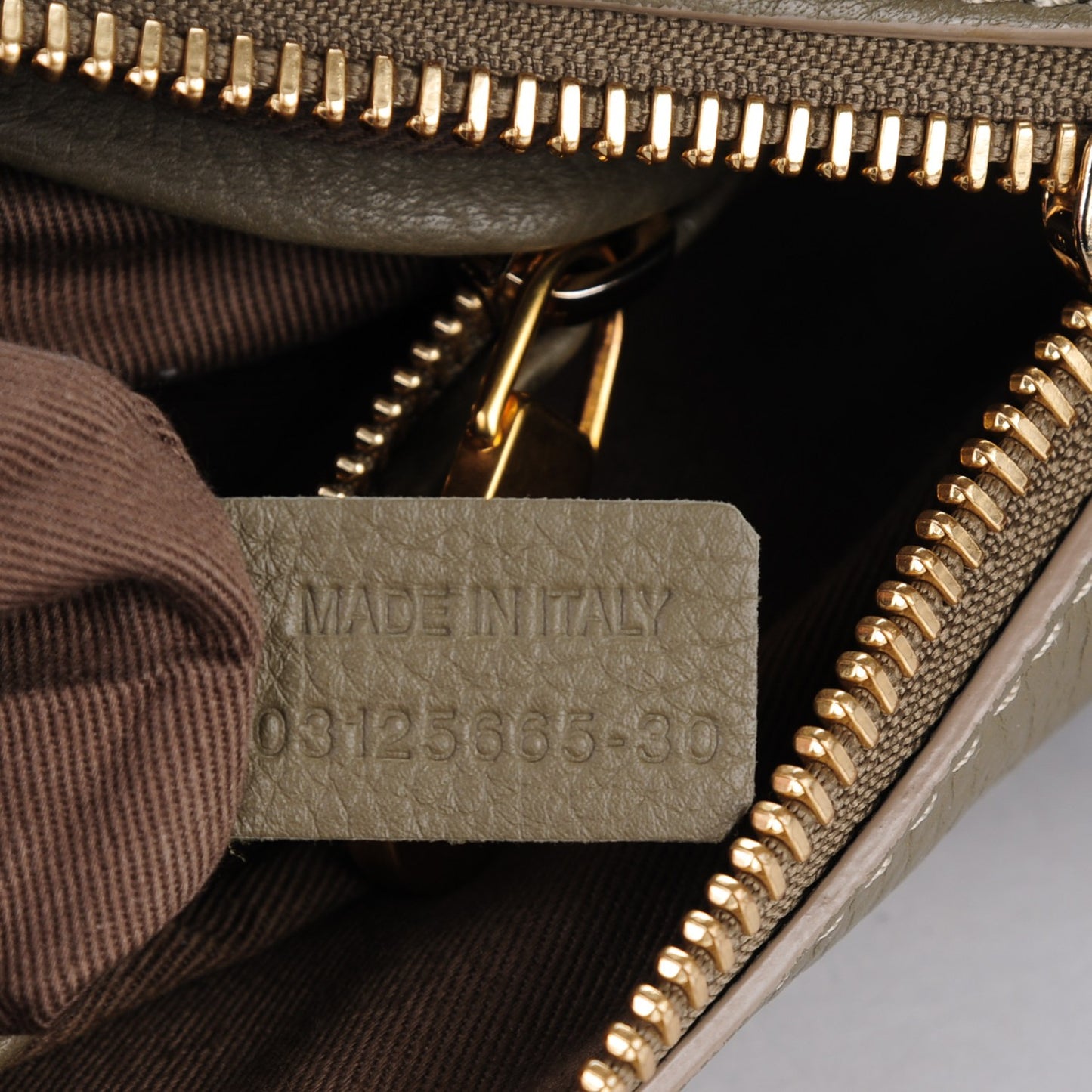 Calfskin Medium Marcie Satchel Baobab Green
