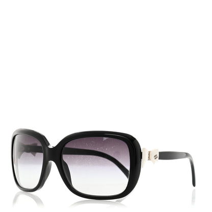Chanel CC Bow Sunglasses 5171 Black White 1 of 9