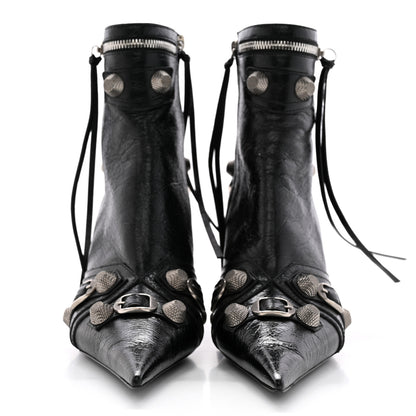 Balenciaga Agneau Arena Cagole 70mm Ankle Boots 38.5 Black 2 of 10