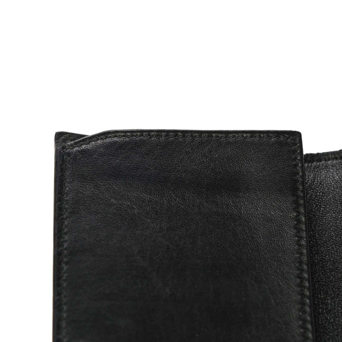 Calf Hair Leopard Print Skull Continental Wallet
