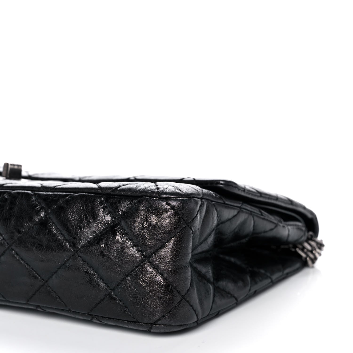Chanel Aged Calfskin Quilted 2.55 Reissue 226 Flap Black 10 of 12