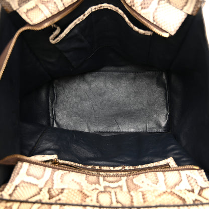 Celine Snakeskin Mini Luggage Beige 5 of 18
