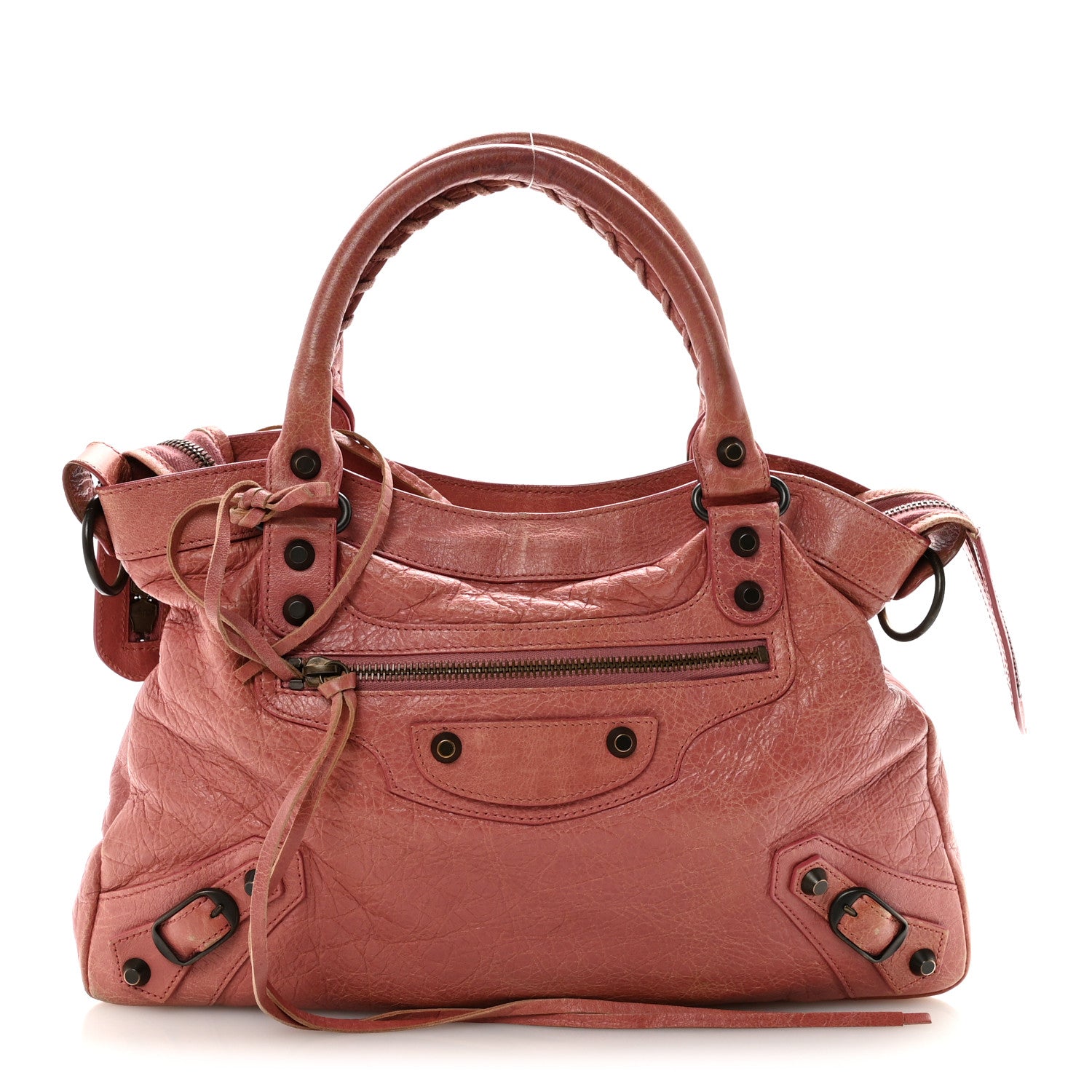 Balenciaga Agneau Classic Hardware Town Rose Bruyere 1 of 11