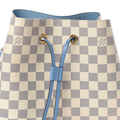 Louis Vuitton Damier Azur Neonoe MM Bleuet 7 of 9