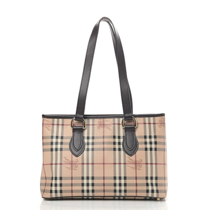 Burberry Haymarket Check Medium Regent Tote Chocolate 1 of 11