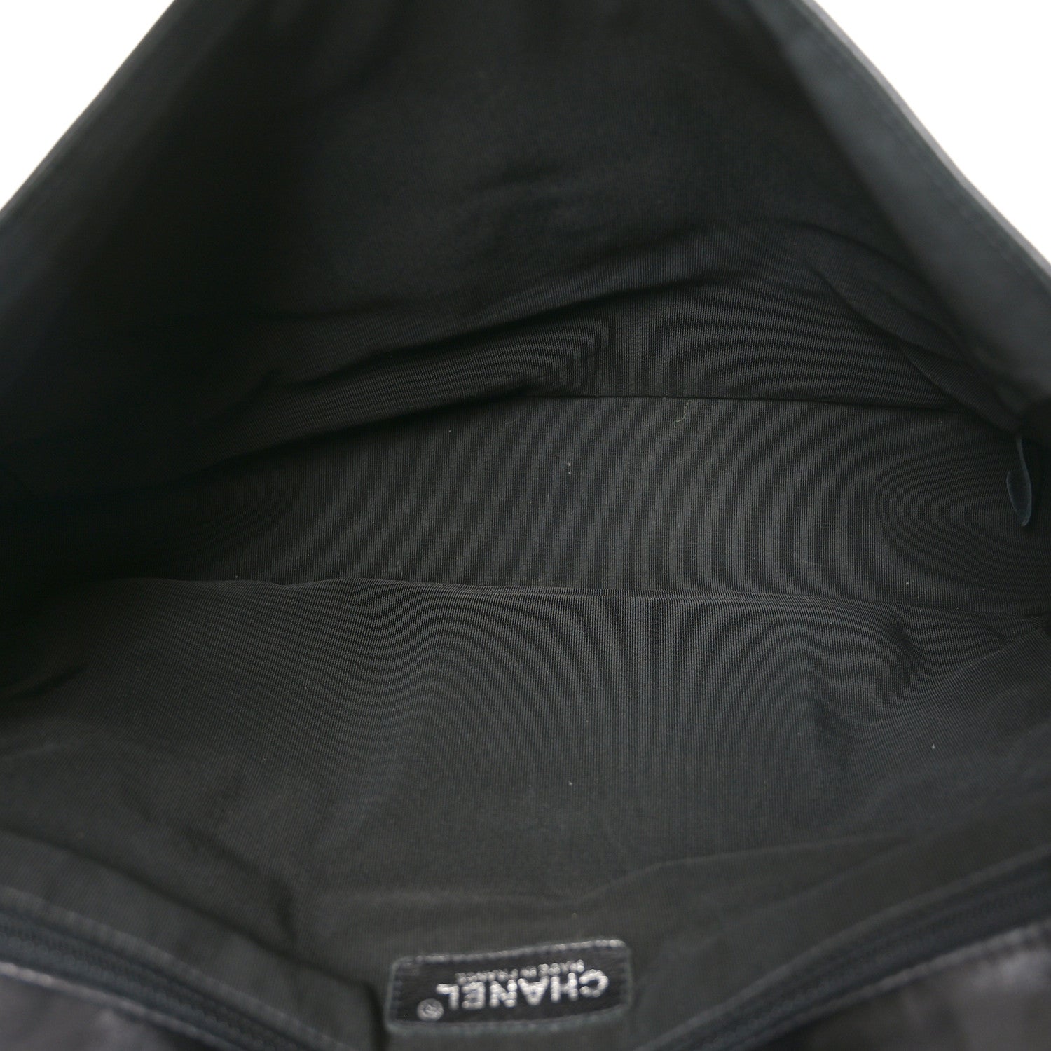 Chanel Lambskin Horizontal Quilt Jumbo Mademoiselle Flap Black 5 of 10