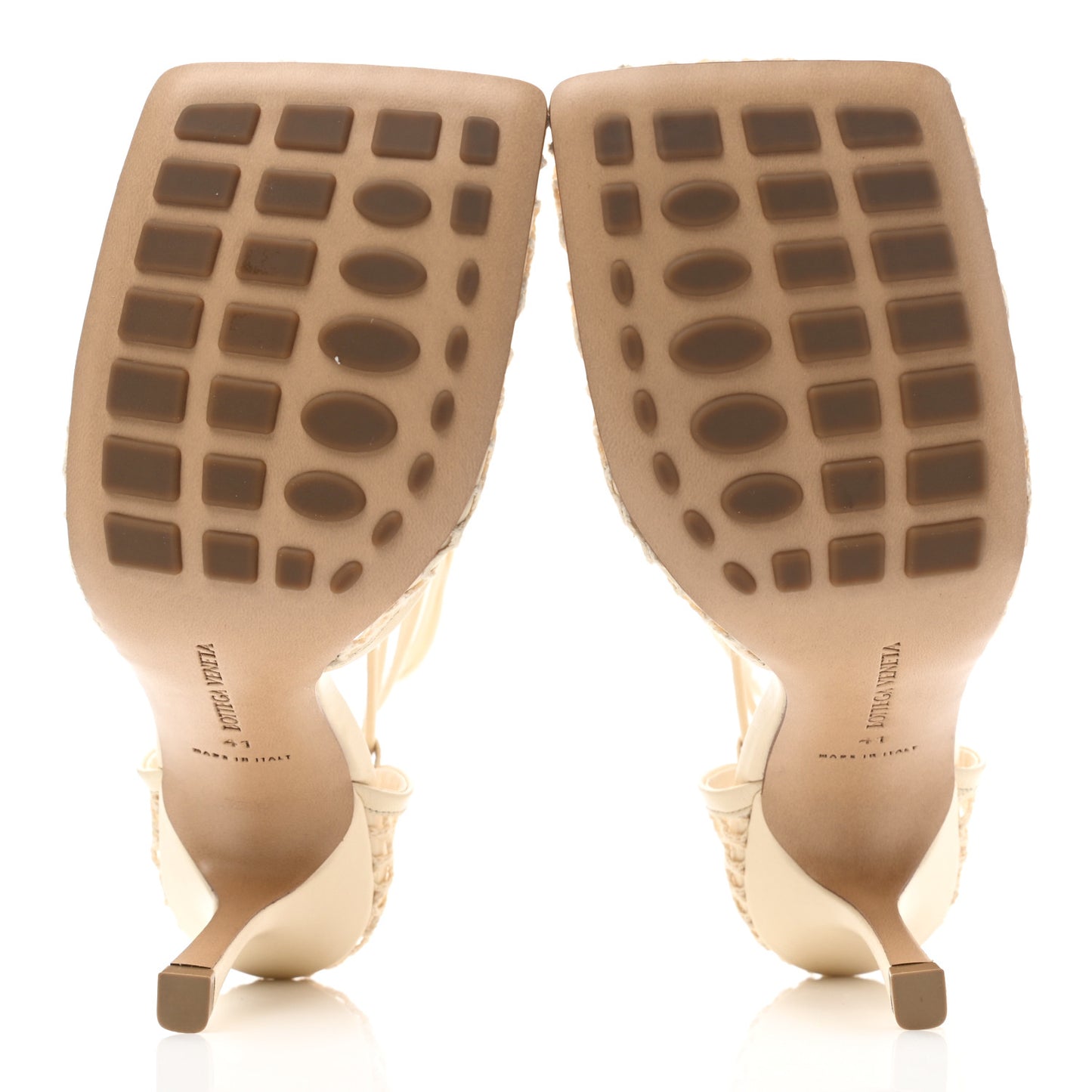 Mesh Nappa Stretch Ankle Tie Sandals 41 Toile