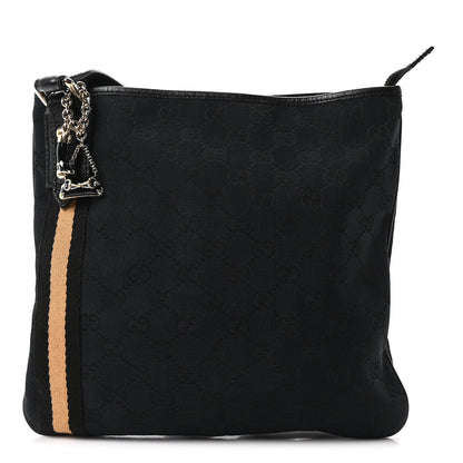 Gucci Monogram Jolicoeur Charms Messenger Bag Black 1 of 10