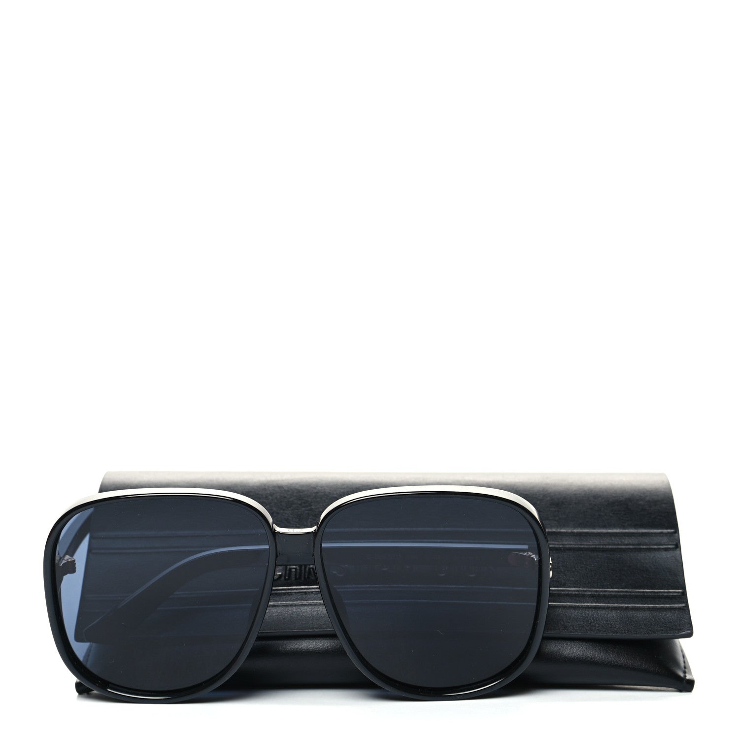 Christian Dior Transparent Acetate D-Doll Sunglasses Black 8 of 8
