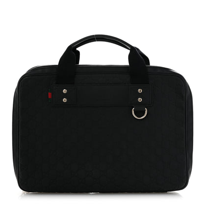 Gucci Rubber Guccissima Laptop Briefcase Black 1 of 13