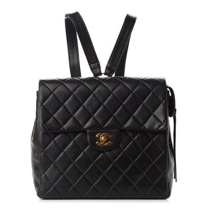 Chanel Lambskin Quilted Backpack Brown 1 of 9