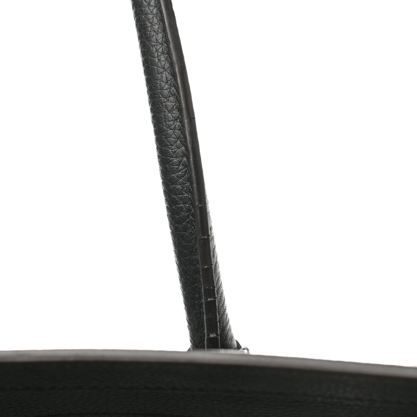 Drummed Calfskin Micro Luggage Black