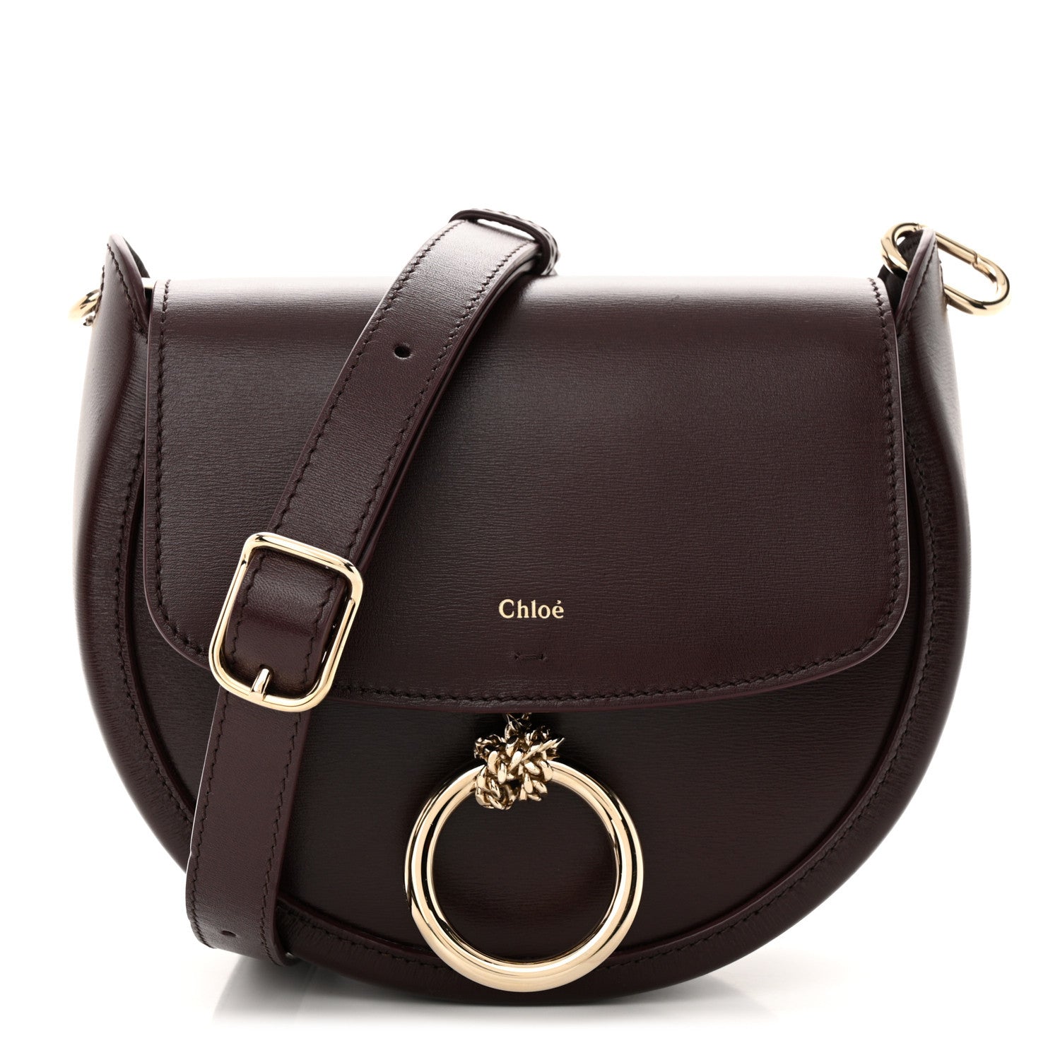 Chloe Calfskin Small Arlene Bag Burnt Brown 1 of 11