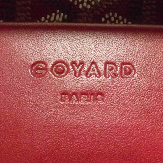 Goyardine Trolley MM Rolling Suitcase Red
