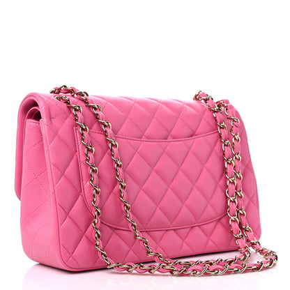 Chanel Caviar Quilted Jumbo Double Flap Pink 3 of 10