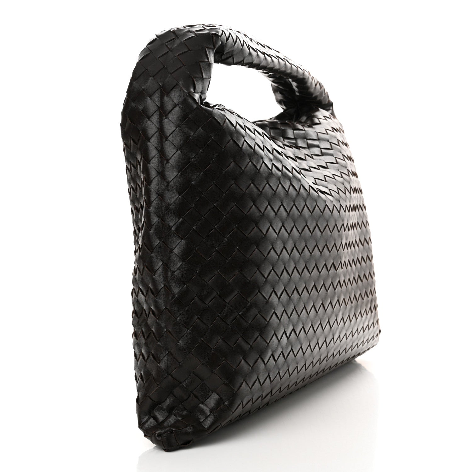Bottega Veneta Calfskin Intrecciato Large Hop Fondant 3 of 10