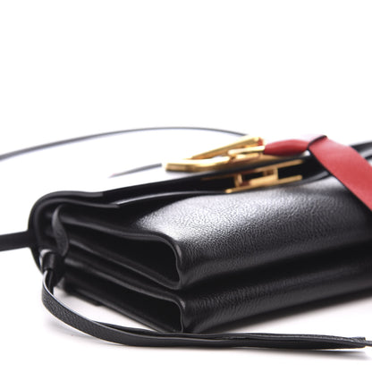 Valentino Garavani Smooth Calfskin Small VRing Crossbody Bag Black 8 of 12