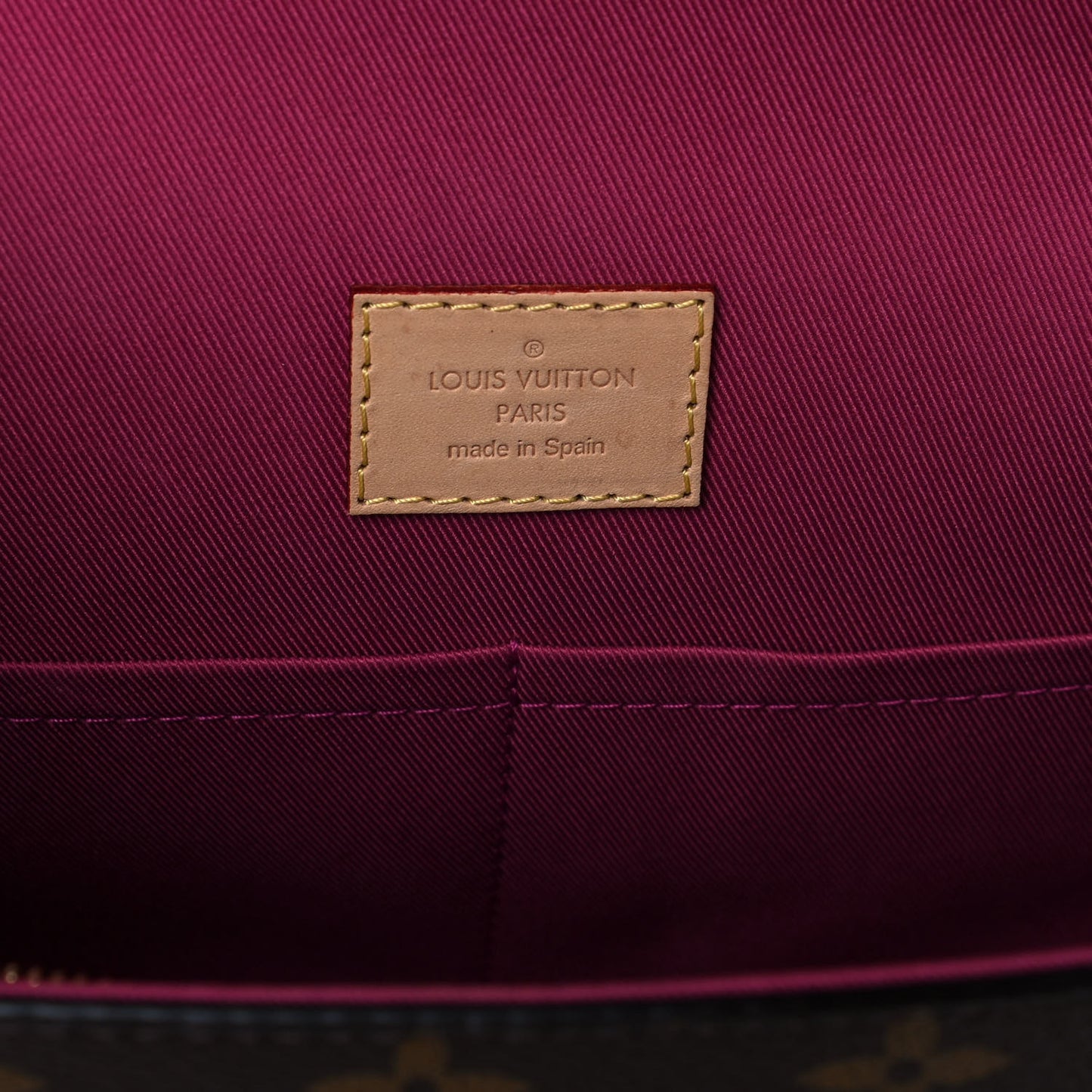 Monogram Cluny BB Bordeaux Fuchsia