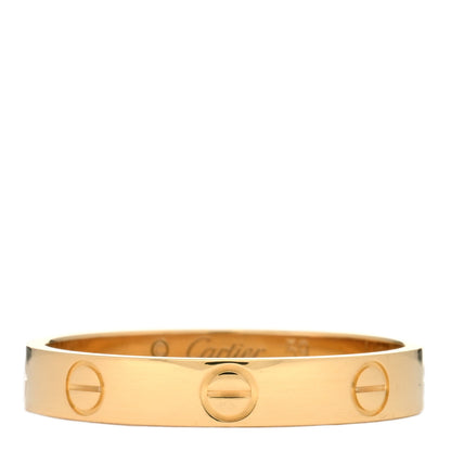 Cartier 18K Yellow Gold 3.5mm LOVE Wedding Band Ring 59 8.75 1 of 5