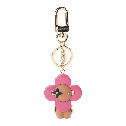Louis Vuitton Resin Wood Vivienne Bag Charm Pink 1 of 4