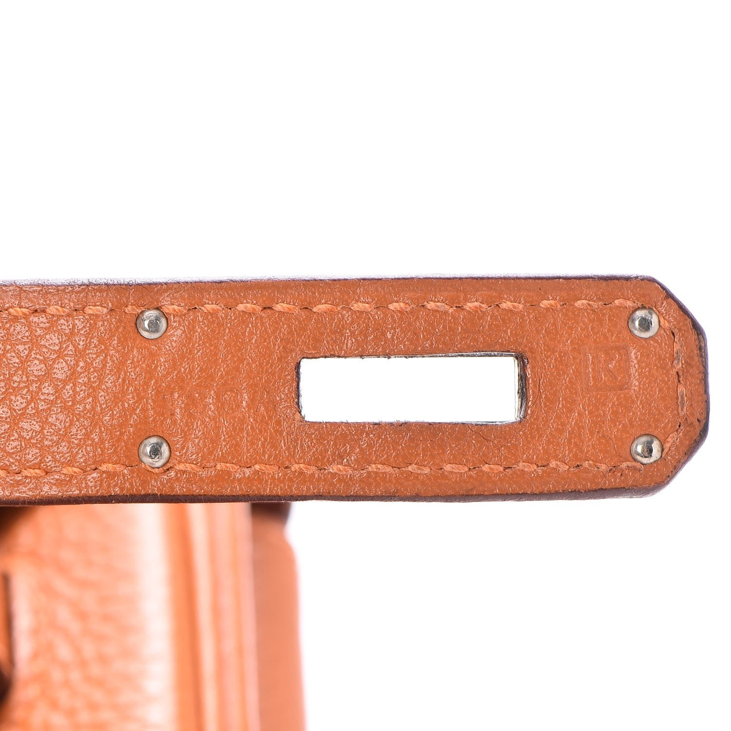 Hermes Taurillon Clemence Birkin 40 Orange 12 of 39