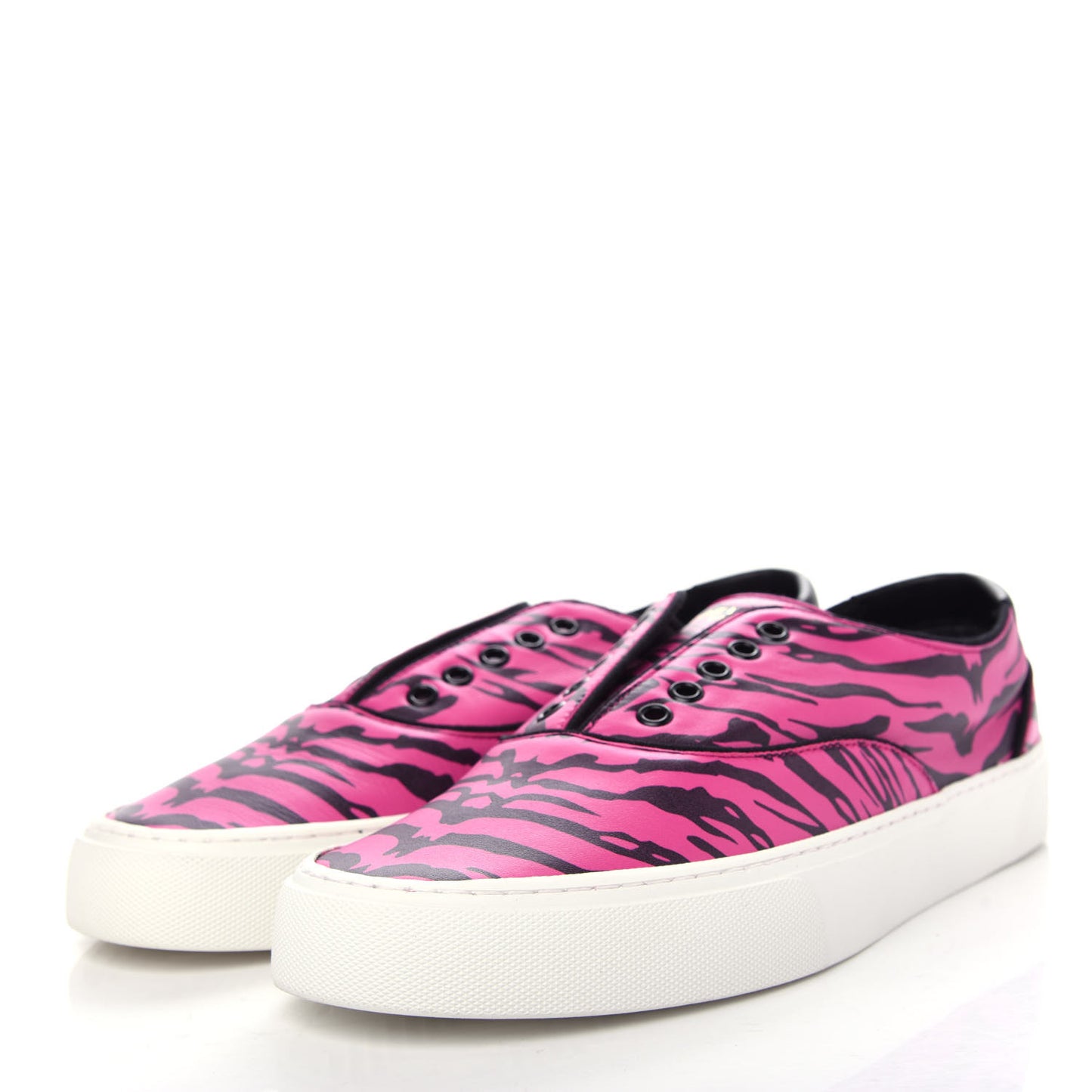 Nappa Zebra Mens Venice Sneakers 42 Fuchsia Black